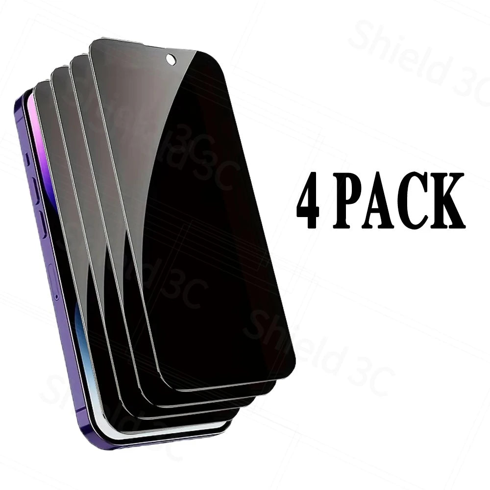 1-4 Stück Anti-Spionage Panzerglas für iPhone 18 Pro Max 17 16 15 14 13 12 11 Pro AiR X XR XS Max 16 15 Plus Displayschutzfolie