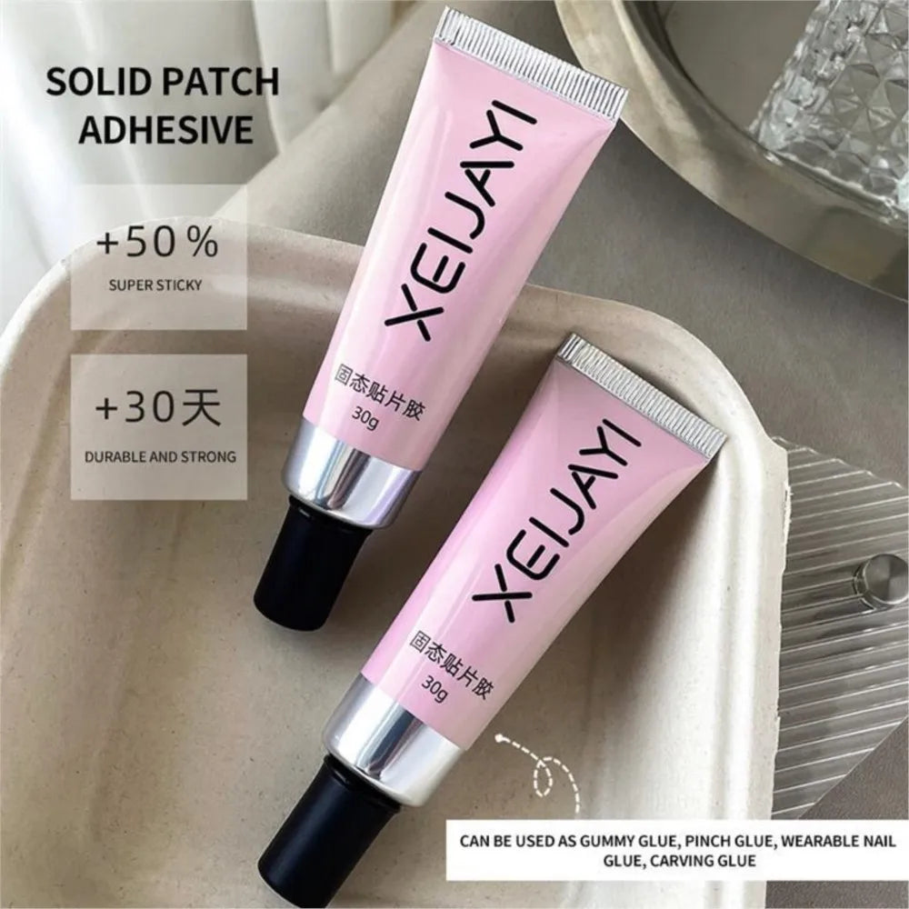 30 g Nagelkleber für Acrylspitzen/Press On Nails Kleber Super Bond Gel Nail Art Kleber Langlebiger Kleber Falsche Nägel Verlängerung