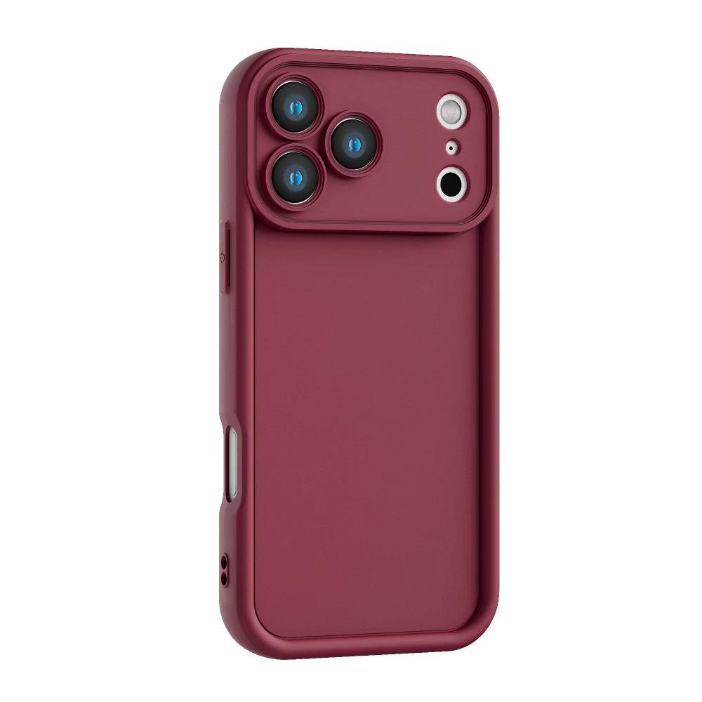 Weiche Matte TPU-Hülle für iPhone 17 Air 12 13 14 15 16 Plus 17 Pro Max Stoßfeste Schale Bumper Candy Color Silikon-Handyhülle