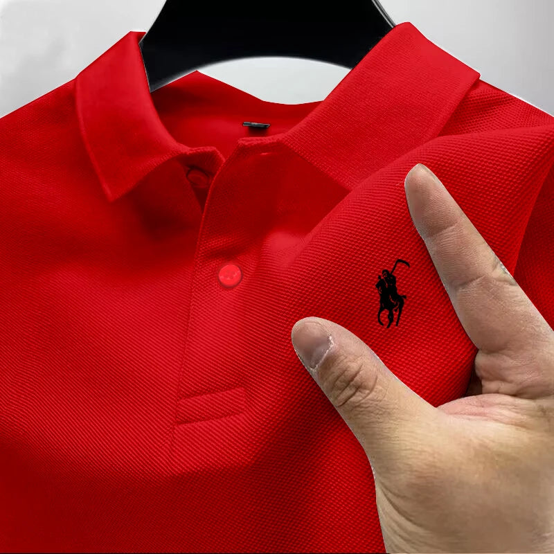 2026 Neues Hochwertiges Herren-T-Shirt Sommer Luxusmarke Street-Trend Freizeit Business Kragen-T-Shirt Ropa Hombre