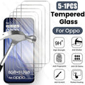 5-1 Stück Vollständig abdeckendes gehärtetes Glas für Oppo Reno15FS Reno15F Reno15 Reno 15 FS F 15FS 15F 5G 9H kratzfeste Displayschutzfolie