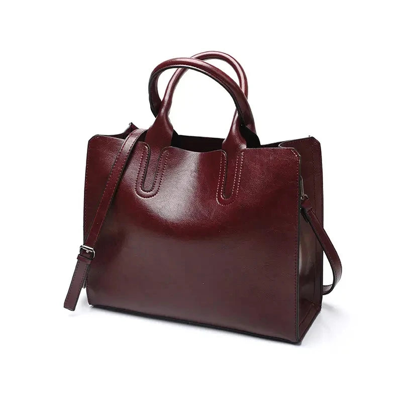 Damen handtaschen Einkaufstasche weiches Pu Leder Retro Designer große Kapazität lässig Damen Schulter Umhängetasche