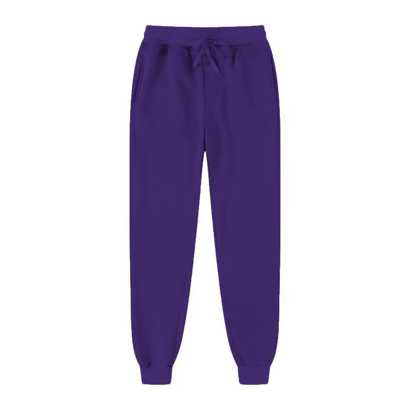 Damen-Fleece-Jogginghose, Winter-Warmhose, Alltags-Freizeithose, Lange Hose, Mehrfarbig, Herbst, Einfarbige Sweatpants für Frauen
