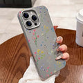 Blumendruck Luxus milchig weiß Lichee Muster Handyhülle für iPhone 17 16 15 14 13 12 11 Pro Max XS XR 7 8 Plus 16e Cover Funda