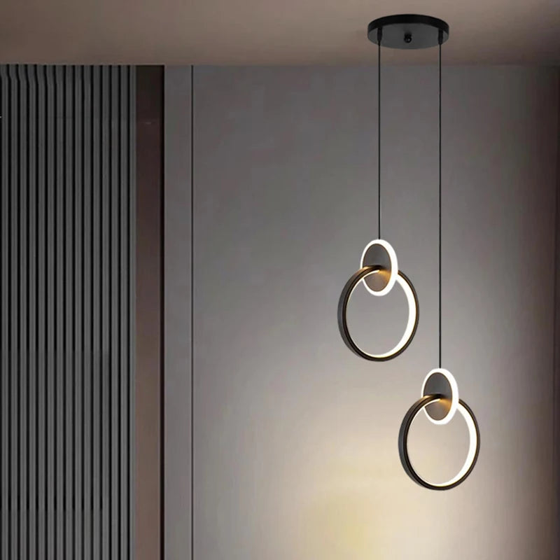 1 Stück Moderne LED-Leuchte für Zuhause, Schlafzimmerlampe, Nachttischlampe, Pendelleuchte, LED-Kronleuchter, Hängeleuchte, Innenbeleuchtung
