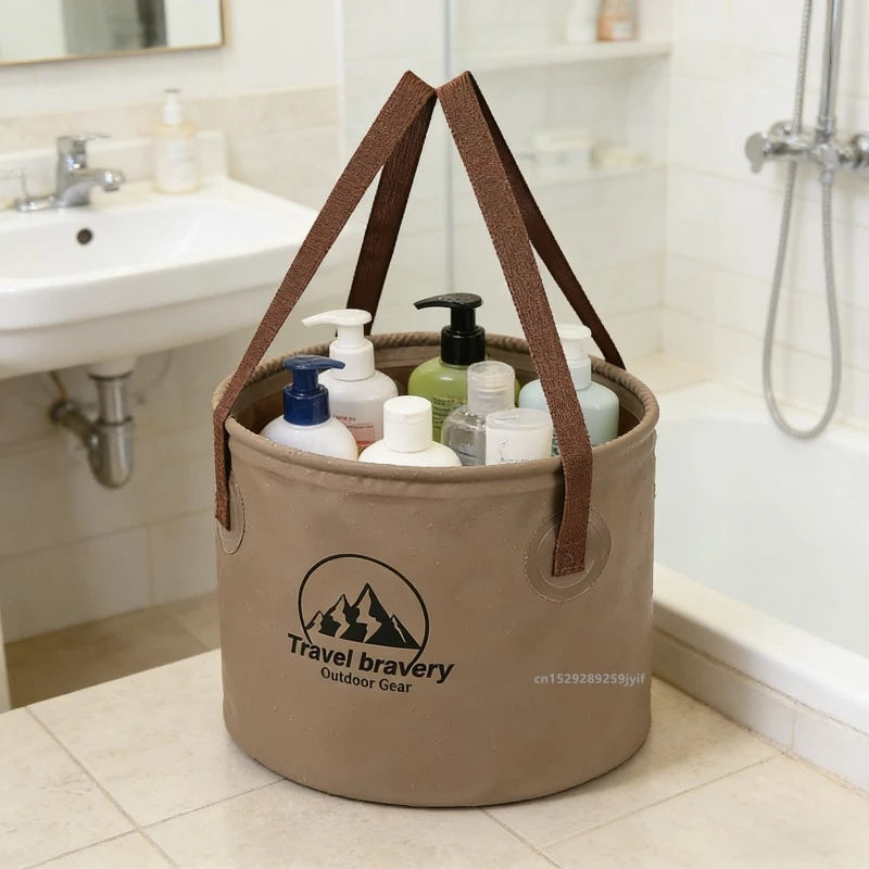 5L/10L/20L Multifunktionale Klapp Eimer Tragbare Reise Faltbare Becken Camping Wandern Angeln Lagerung Eimer Bad Lieferungen