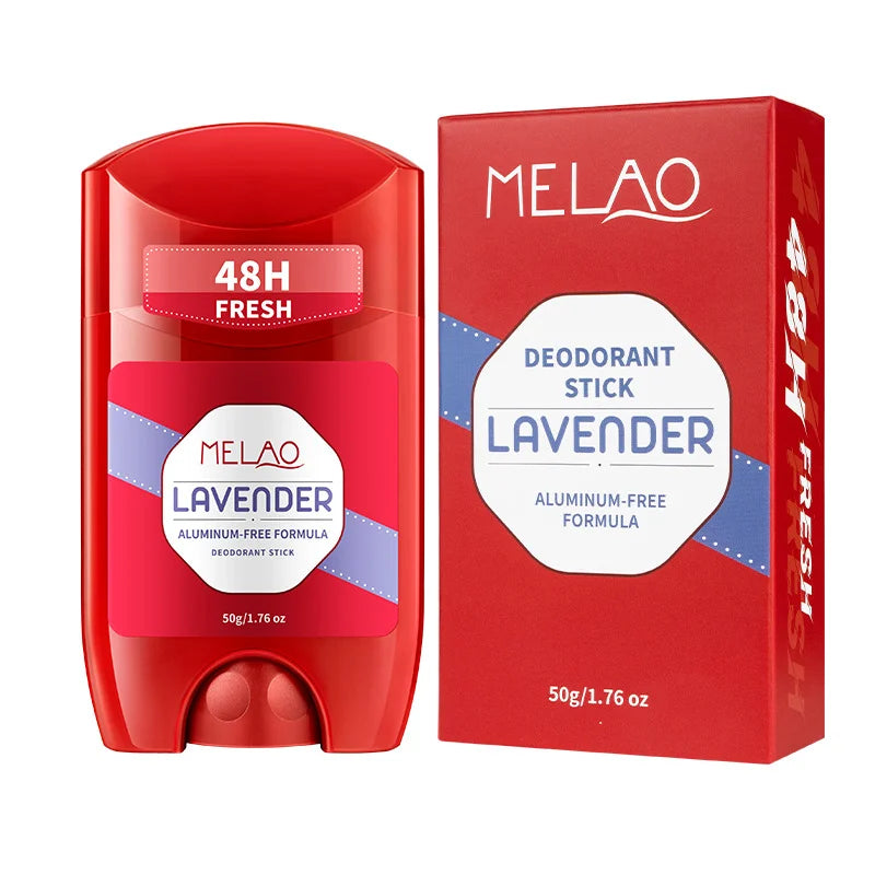 Lavendel-Deodorant-Stick, Erdbeer-Deodorant-Stick, 50g - 48 Stunden anhaltende Frische, Feuchtigkeitsspendend und Erfrischend, Geeignet für Arbeit, Dates und den Heimgebrauch