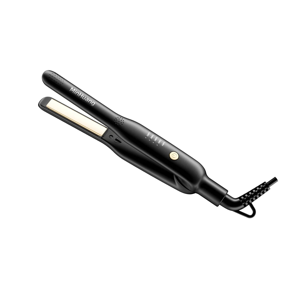 Professioneller Herren-Haarglätter 2-in-1 Glätten und Locken 13mm Schmales Glättblech Schnelle Aufheizung Negative Ionen 72H Haltbarkeit Tragbar