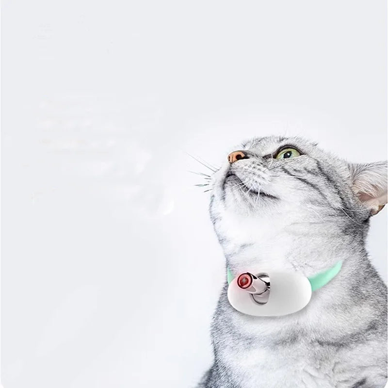 Smart Laser Tease Katzen halsband elektrische USB wiederauf ladbare Zeiger Kätzchen automatische Spielzeug interaktive Training Haustier Zubehör Waren