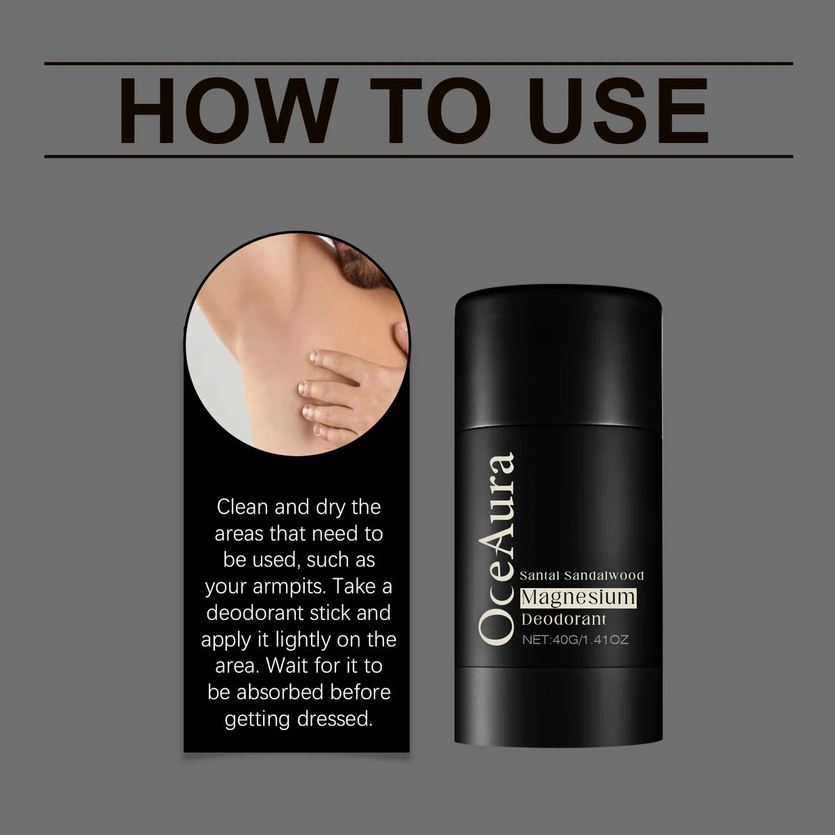 Männer Sandelholz Deodorant Stick Anti Schwitzen Halten Trocknen Anhaltenden Duft Entfernen Achselhöhle Geruch Unterarm Erfrischen Sticks Sanfte 40g