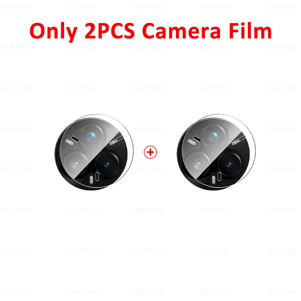 4-in-1-Vollabdeckung aus gehärtetem Glas für Realme 14 Pro Plus 9D gebogener Displayschutz Realme 14 Pro+ Realme 14Pro 14Pro 5G-Objektivfilm