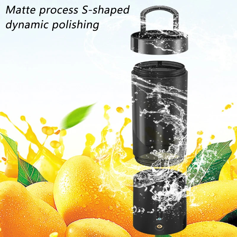 2026 NEUER Tragbarer USB-Entsafter Elektrischer Mini-Saftmixer Wiederaufladbarer Mixer 450ML Großer Becher 150W