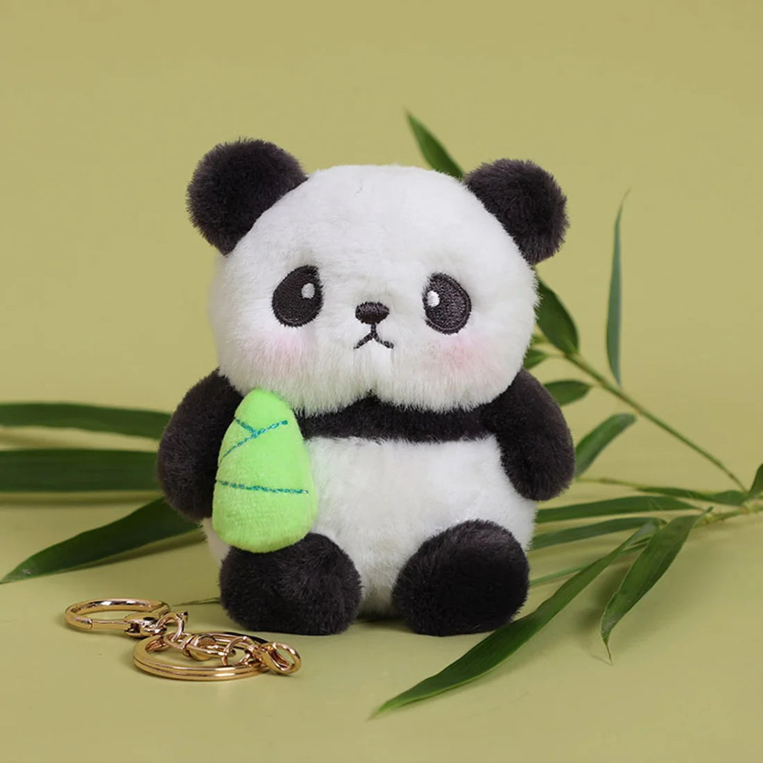Niedliche Tier-Plüsch-Schlüsselanhänger, gefüllter Panda, kleiner Tiger, Schlüsselanhänger, Anhänger, Simulation, Tiger, Puppe, Plüschtier, Geschenke