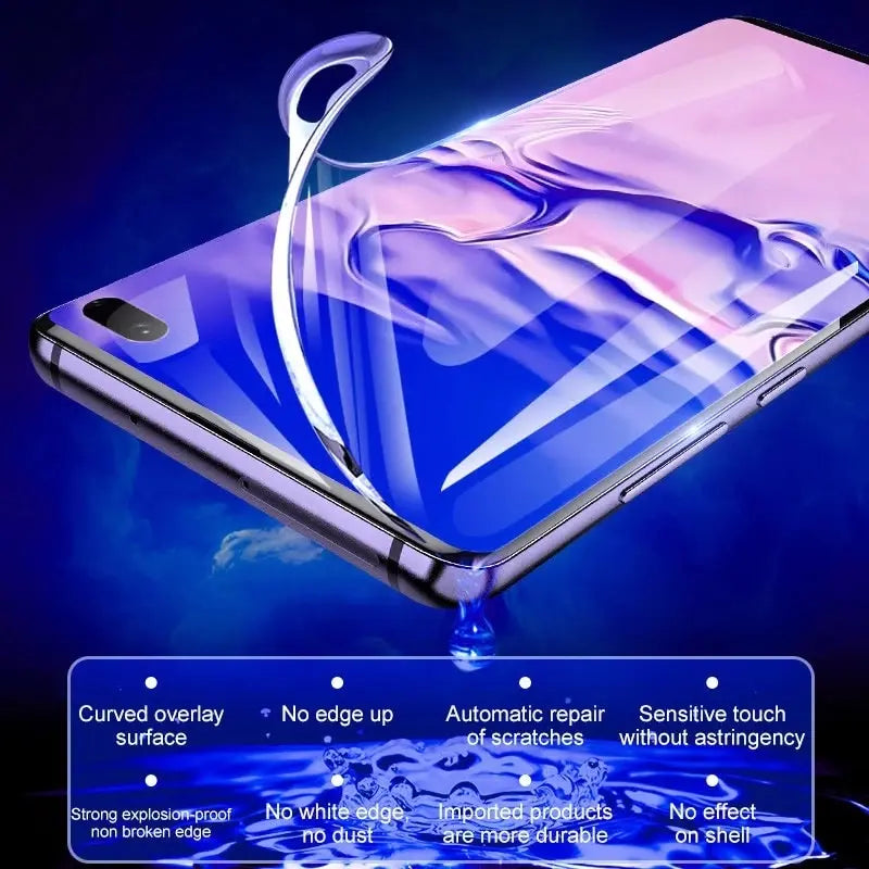 4 Stück Hydro gel Film Displays chutz folie für Samsung Galaxy S10 S20 S21 S22 plus S23 Ultra Fe Displays chutz folie für Note 20 8 9 10