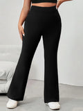 2024 Sommer neue Damen Plus-Size-Britisch Street Style Fashion Style Plissee Design ausgestellte Hose