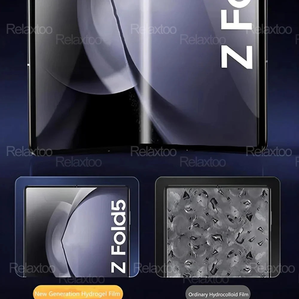 4-1 Stück Soft Clear Front Hydrogel Film Innerer Displayschutz für Samsung Galaxy Z Fold7 ZFold 7 Fold 7 ZFold7 5G 2025 Nicht Glas