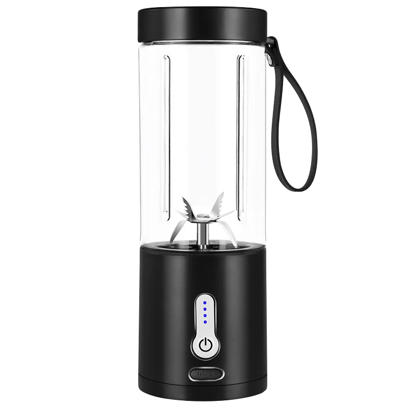 530 ml leistungsstarker tragbarer Mixer für Smoothies, Shakes, wiederaufladbare USB-Küchenmaschine, Obstmixer, Mini-Entsafter, Mixerbecher