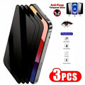 3 Stück Anti-Spionage-Hartglas für iPhone 17 16 15 14 Pro Max Air 16 15 Plus Displayschutzfolie für iPhone 13 12 11 Pro XR XS Max