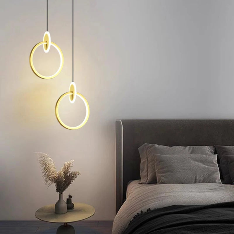 1 Stück Moderne LED-Leuchte für Zuhause, Schlafzimmerlampe, Nachttischlampe, Pendelleuchte, LED-Kronleuchter, Hängeleuchte, Innenbeleuchtung
