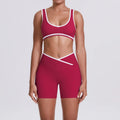 Frauen Zwei Stück Gym Workout Set Weiblichen Bh Yoga Sets 2ps Shorts Fitness Tragen Frauen Quick-Dry Leibchen Sport bh Anzüge