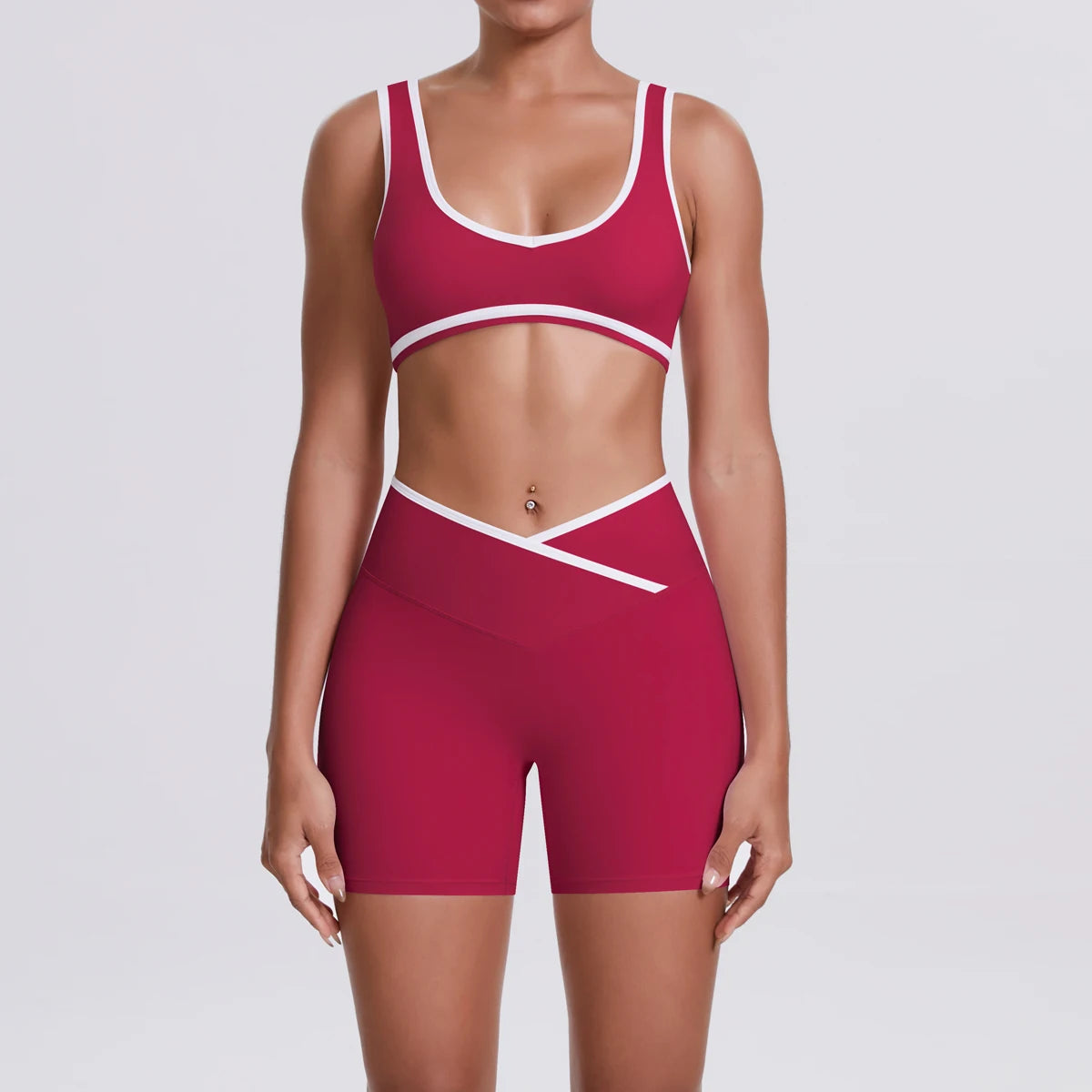Frauen Zwei Stück Gym Workout Set Weiblichen Bh Yoga Sets 2ps Shorts Fitness Tragen Frauen Quick-Dry Leibchen Sport bh Anzüge