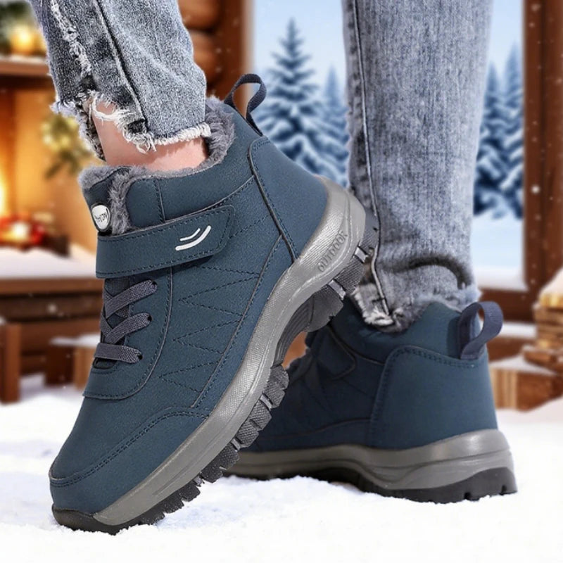Modische Damen-Turnschuhe für Herbst und Winter, bequem gefüttert, rutschfest, weiche Sohle, ältere Schuhe, neue warme flache Sportschuhe
