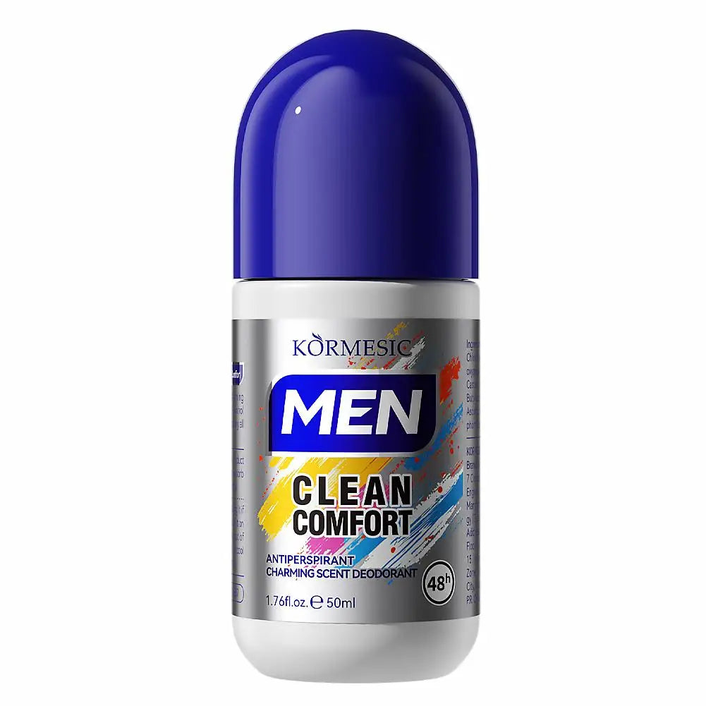 Herren Roll-on Deodorant Antitranspirant 48H Langanhaltender Frischer Limettenduft Schweißschutz Körperduft Geruchskontrolle