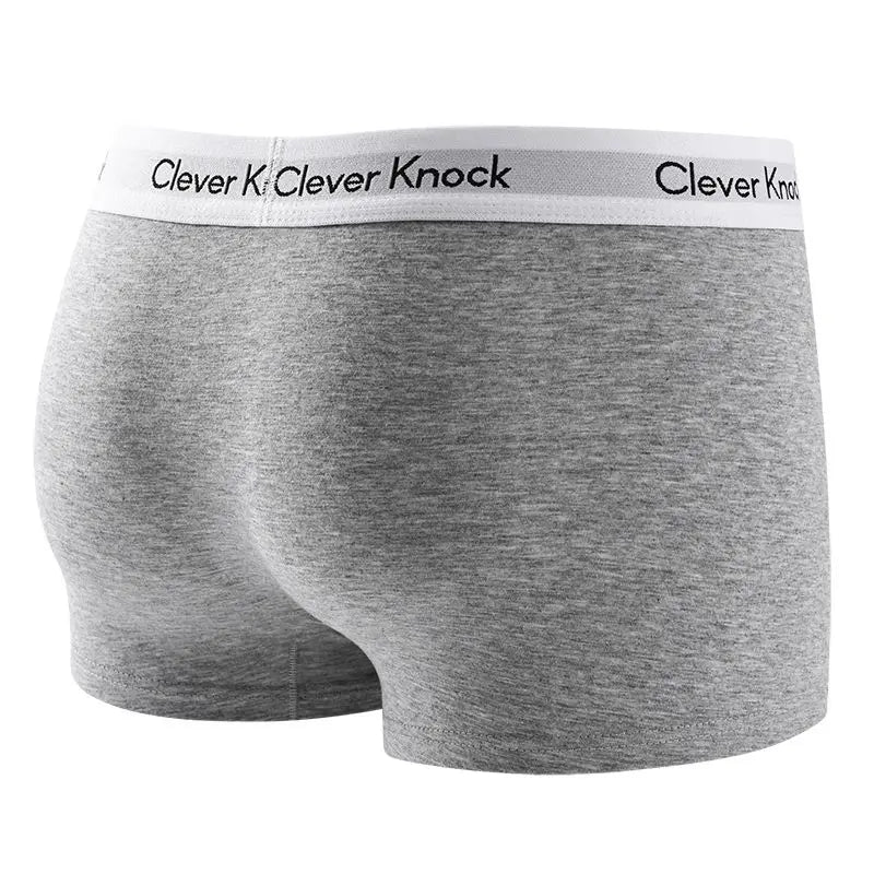 1 Stücke Boxershorts männer Unterwäsche Sexy Höschen Baumwolle Solide Mann Unterhose Männliche Boxer Homme U Konvexen Dessous Kostenloser Versand