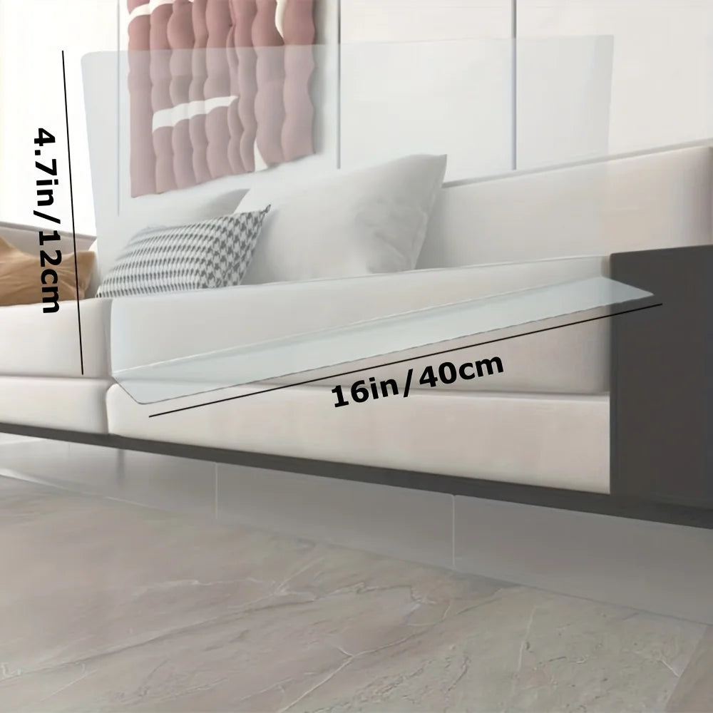 8er-Pack Haustiersichere Spaltabdeckung Verstellbare Barriere für Sofa und Bett mit Starkem Klebstoff Einfache Installation