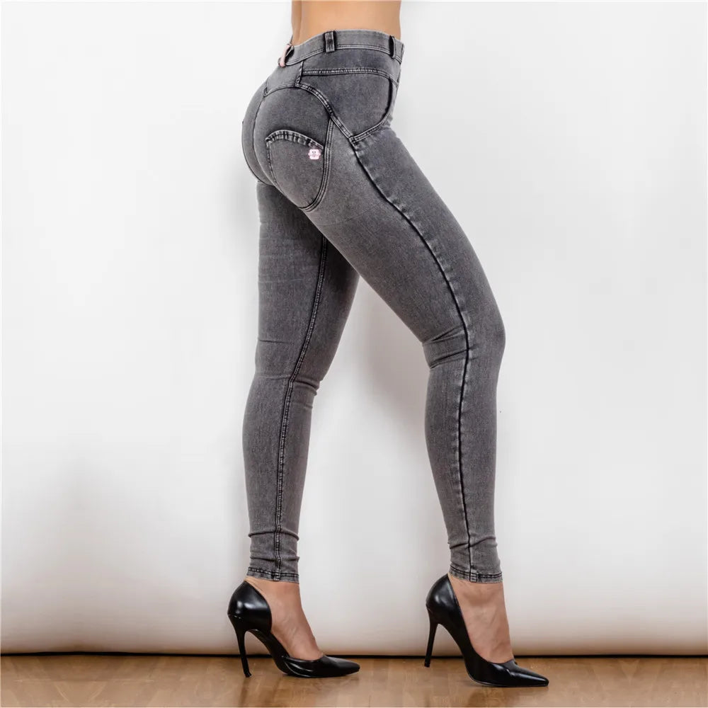 Shascullfites Melody Lifting Jeggings Butt Lift Jeans Denim Push Up Jeans Damen Hosen Weibliche Kleidung Streetwear