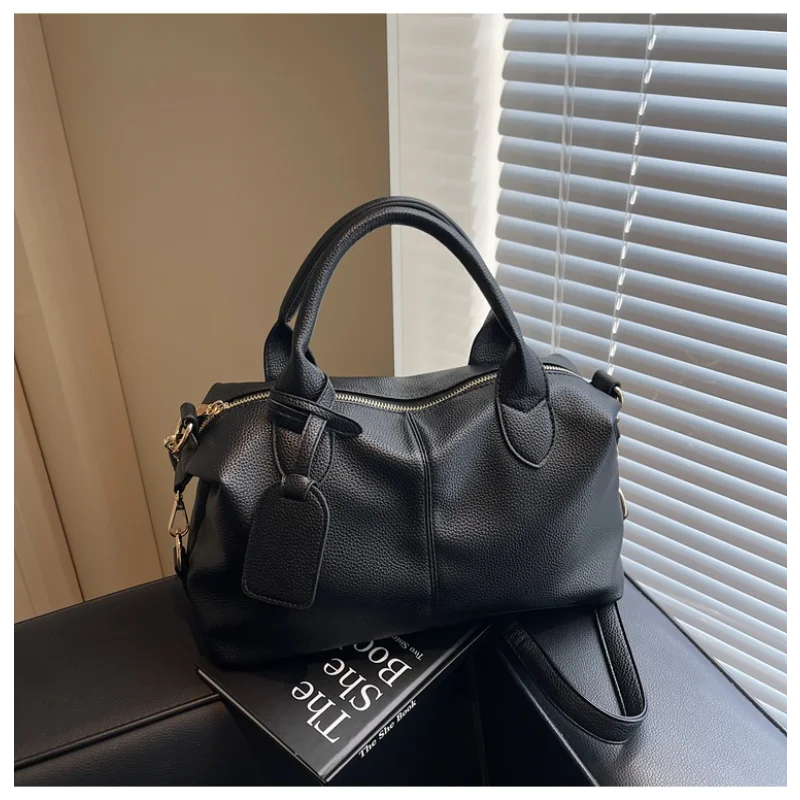 Retro-Tasche mit großem Fassungsvermögen für Damen 2025, Frühlings- und Herbstmode, mattierte Tasche, tragbare Pendler-Einkaufstasche