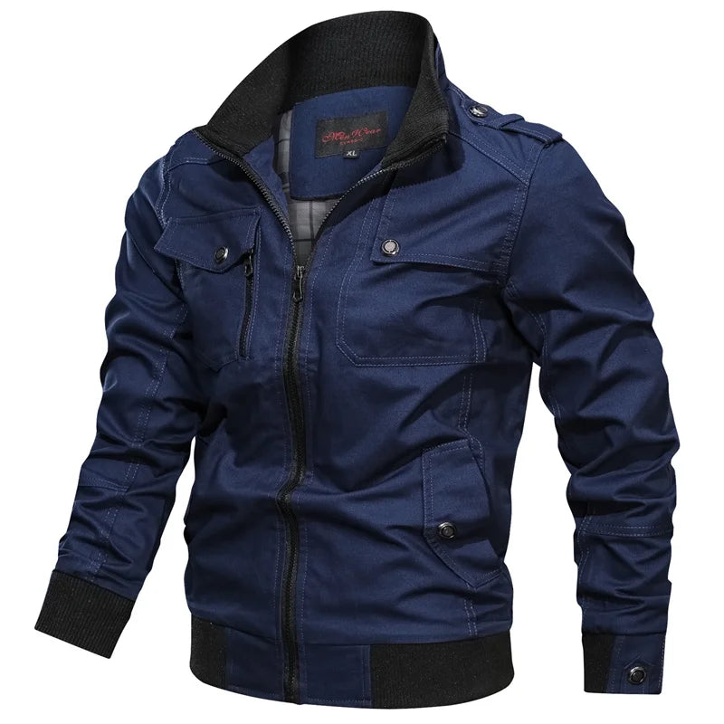 2024 frühling Herbst Neue Heiße Bomber Jacke Männer Mode Schlank Windjacke Jacke Mantel Männer Kleidung Im Freien Arbeit Casual Jacke Männer