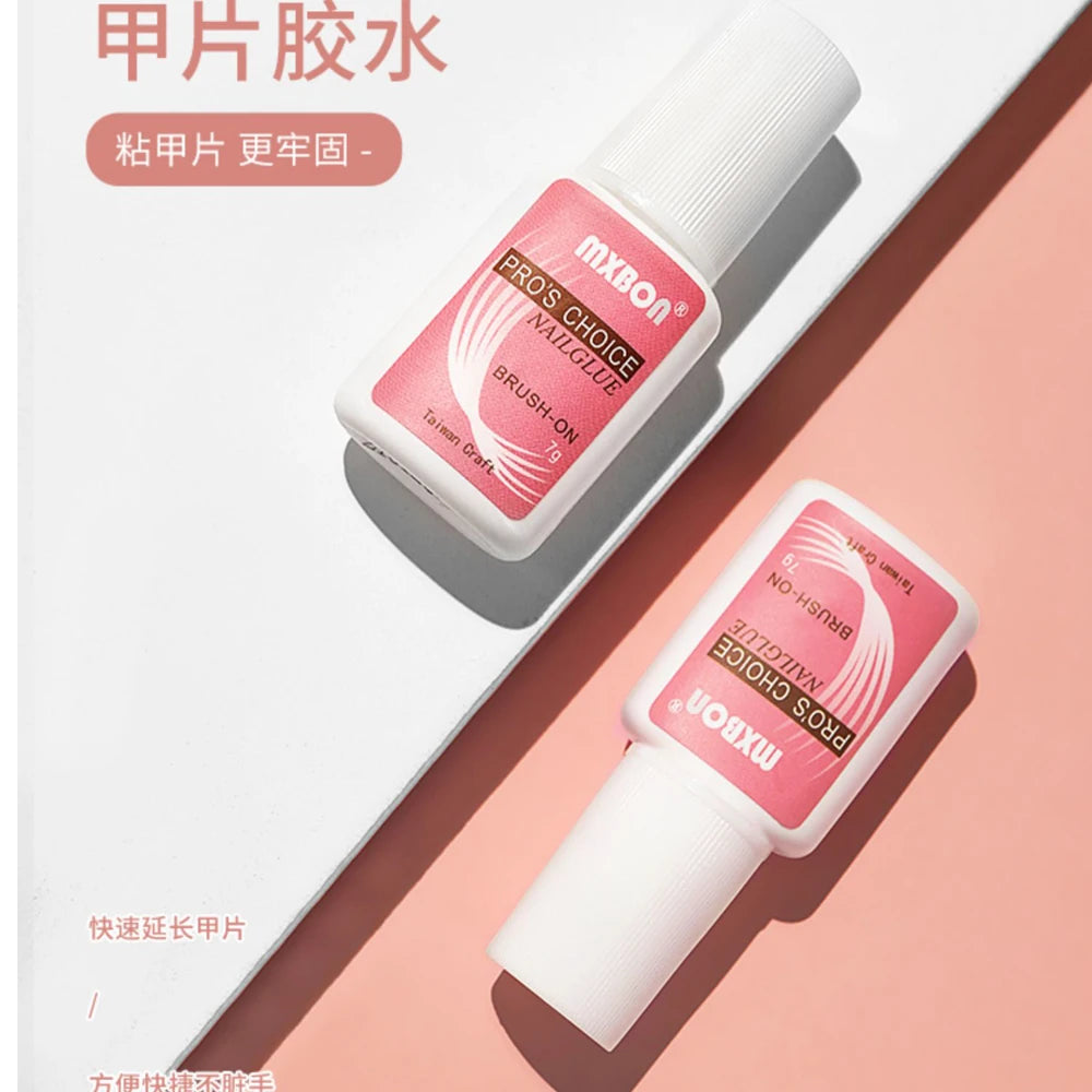 7ml Schnelltrocknender Nagelkleber für künstliche Nagelspitzen, kein UV-Licht erforderlich, Acrylnägel, Press-On-Nägel, Nagelkunstkleber, Salonbedarf