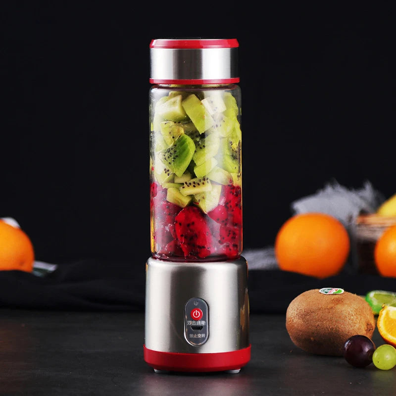 Multifunktions-Entsafter tragbarer elektrischer Mixer USB wiederauf ladbarer Elektro mixer Obst Orange Milch shake Saft maschine Maschine 450m