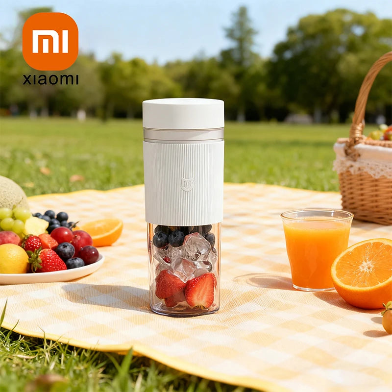 Original Xiaomi Mijia Tragbarer Entsafter 2, 300ml Kabelloser Elektrischer Saftbecher Mini Smoothie Mixer Frischsaft-Herstellungsmaschine