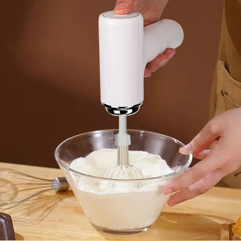 USB-Aufladbarer Elektrischer Mixer Tragbare Multifunktionale Küchenmaschine für Getränke, Marmelade, Teig, Kuchen, Sahne - Haushaltsgerät