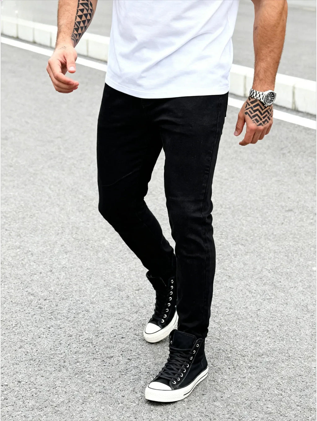 Jeans Slim Fit Herrenjeans Modisch Bequem Perfektes Geschenk für Männer Stilvoll und Trendy
