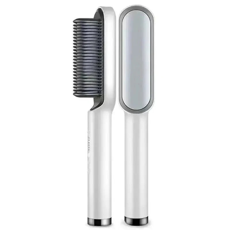 Negativ-Ionen-Kamm für glattes Haar, beschädigt das Haar nicht. Gerader Brettclip für zu Hause, gerades Dual-Use-Anti-Verbrühungs-Werkzeug für glattes Haar