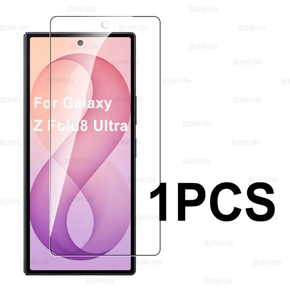 8-in-1 Displayschutzfolie für Samsung Galaxy Z Fold8 Ultra 5G Kamera-Schutzfolie aus gehärtetem Glas für Samsung Z Fold 8 Ultra