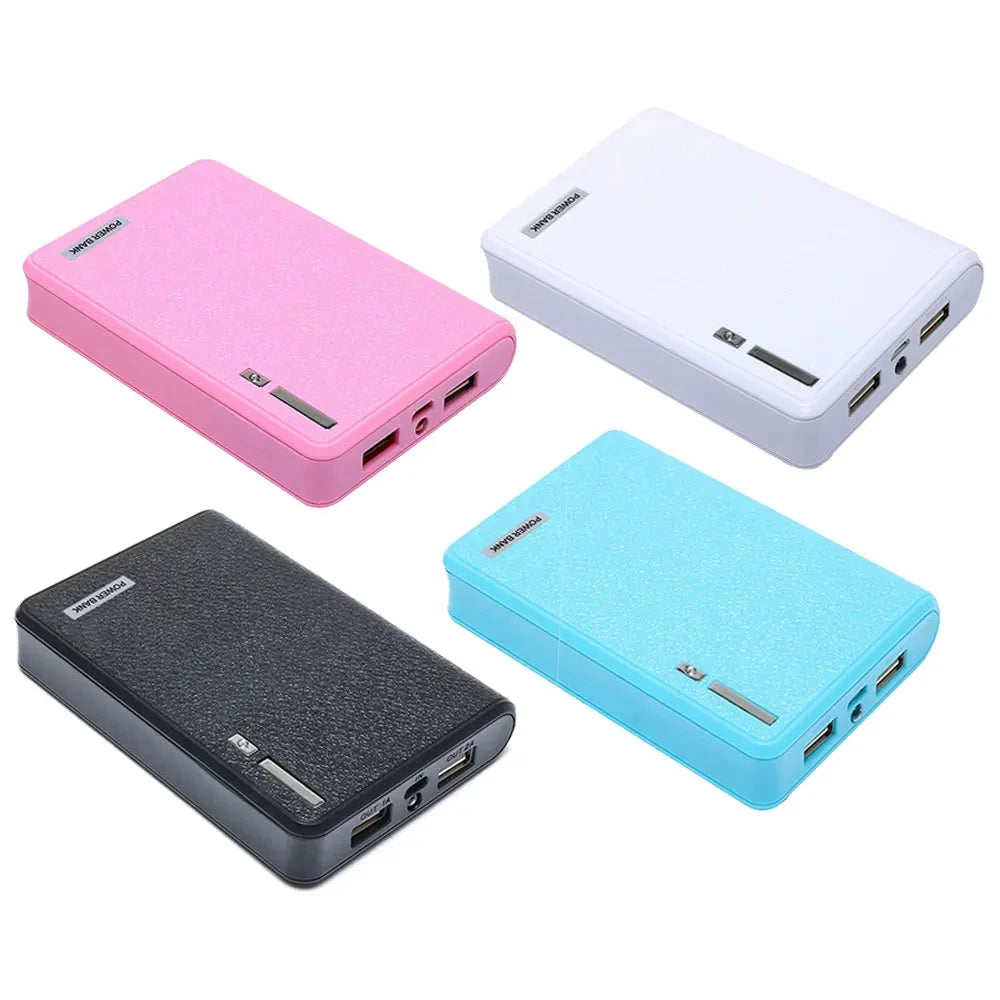 DIY 4*18650 Power Bank Fall 4 in 1 Batterie Ladung Lagerung Box Shell Micro USB mit Taschenlampe für Lade Mobiltelefone