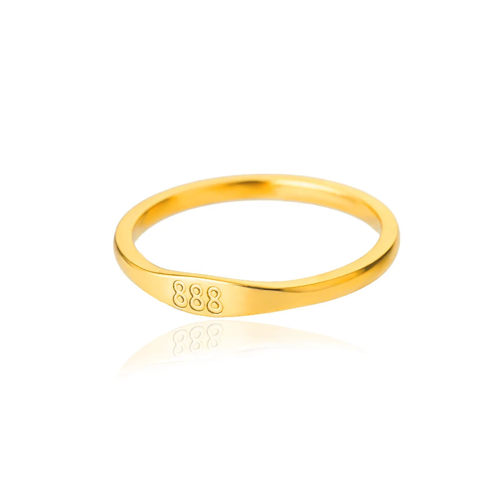 Glück 11:11 Engel Zahl Ringe für Frauen Edelstahl Finger Ring Vintage Hochzeit Ästhetischen Schmuck Geschenk anillos mujer