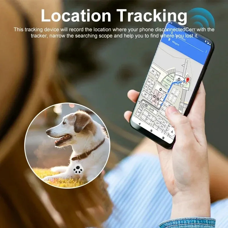 Mini Pet Anti-verloren Smart GPS Tracker Schlüssel Kinder Tasche Finder Hund Katze Haustier für IOS/Android Locator Bluetooth Tracker Gerät Erinnerung