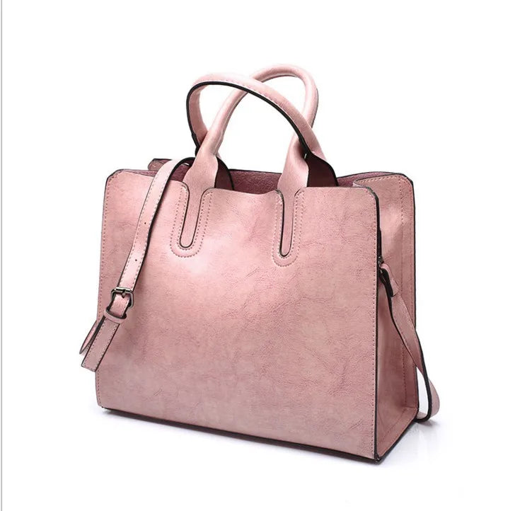 Damen handtaschen Einkaufstasche weiches Pu Leder Retro Designer große Kapazität lässig Damen Schulter Umhängetasche