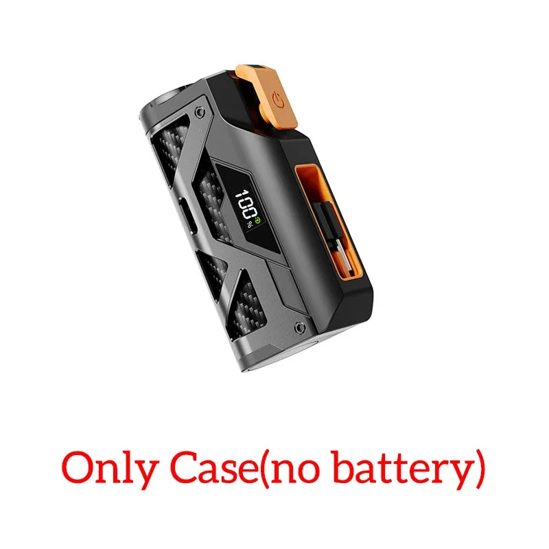 5000 mAh DIY Power Bank Kit – 10 W, kein Schweißen, keine Batterie, tragbares Mini-Schnellladegerät mit Typ-C- und Lightning-Anschlüssen für iPhone/Android