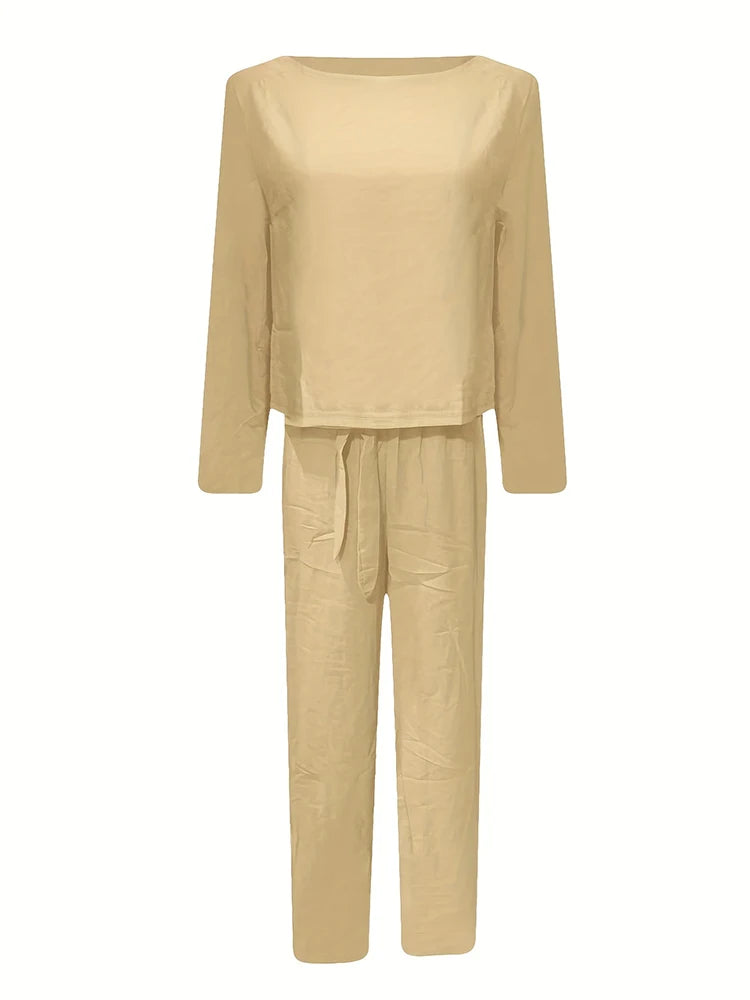 Plus Size 2025 Damen-Kurzarm-Plisseitanzug, unregelmäßig gemustertes Oberteil, weites Bein, Hose, 2-teiliges modisches Sweatshirt-Set