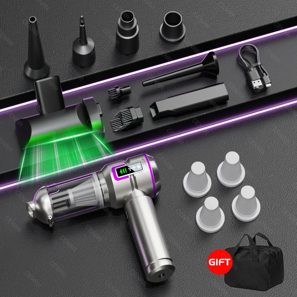 NEUE Auto Staubsauger 998000PA Mini Cordless Leistungsstarke Tragbare Auto Staubsauger für Hause Handheld Gebläse Auto Reiniger
