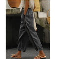 Damen Casual Spitzen-Ausschnitt Patchwork Dreiviertel-Hose für Frühling und Sommer Neuheiten