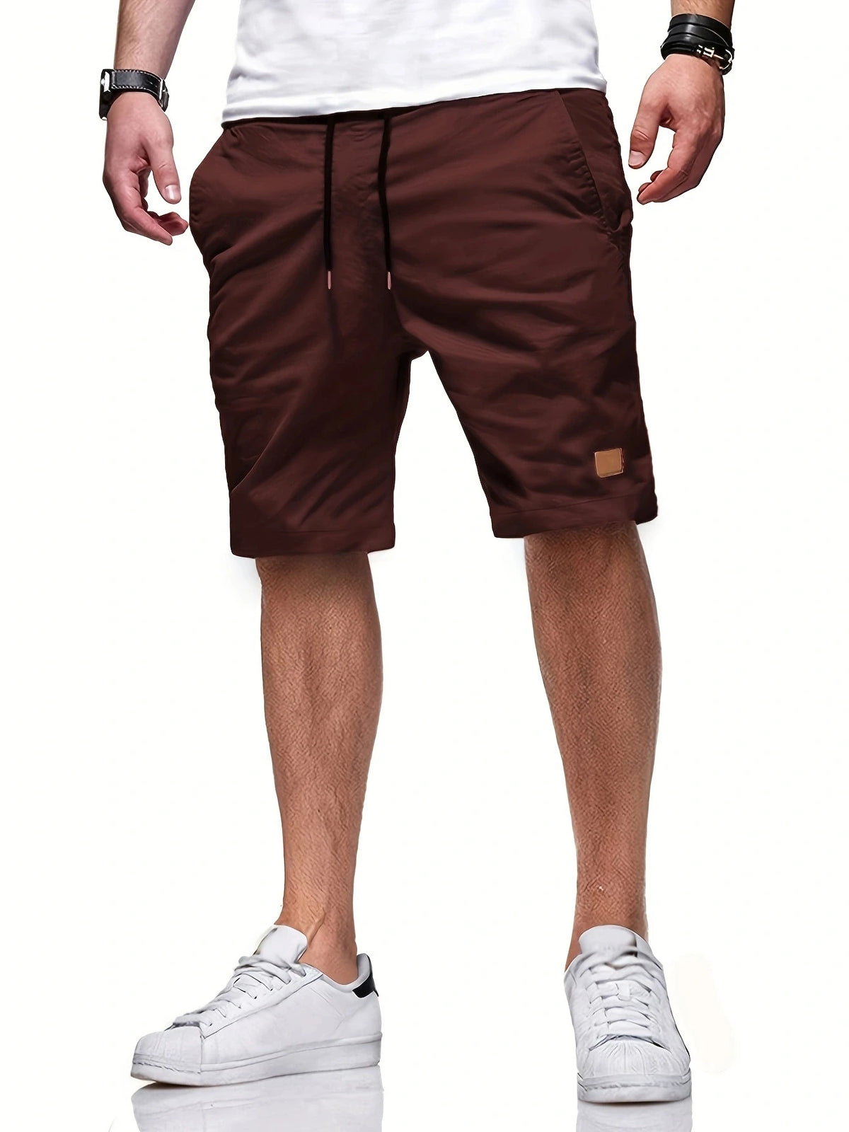 Neue Herren-Freizeitshorts, Bermuda-Shorts, Fitness-Jogging-Shorts, Vintage-Cargoshorts mit elastischem Bund