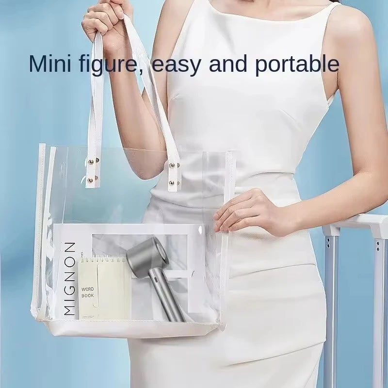 Lenovo Mini-Handventilator, 120 Geschwindigkeiten, tragbare, blattlose Tischventilatoren, wiederaufladbar, sofortige Kühlung mit Eismodus, für Männer und Frauen, neu