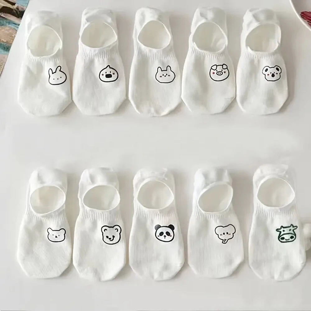 5 Paar Herrensocken, hochwertige Frühlings- und Herbstverdickte, atmungsaktive Bootssocken, niedrig geschnittene Socken mit flachem Mund, Freizeitsocken für Herren